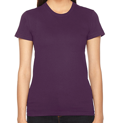 Sorority American Apparel Eggplant T-shirt