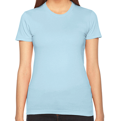 Sorority American Apparel Light Blue T-shirt