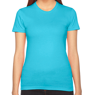 Sorority American Apparel Turquoise T-shirt