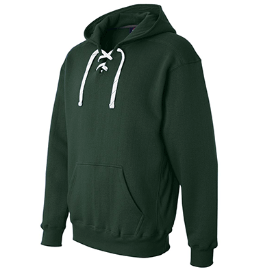 Fraternity & Sorority J. America Forest Lace-Up Letter Hoodie