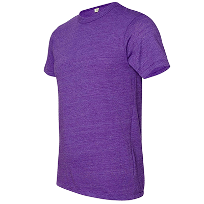 Sorority Alternative Eco True Purple Tri Blend Eco Heather T-shirt