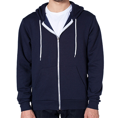 Fraternity & Sorority American Apparel Mermaid Green Full-Zip Hooded Sweatshirt