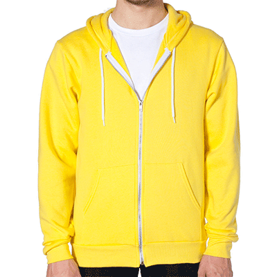 Fraternity & Sorority American Apparel Sunshine Full-Zip Hooded Sweatshirt