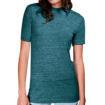 Fraternity & Sorority American Apparel Tri Evergreen Tri-Blend Crewneck Track T-Shirt