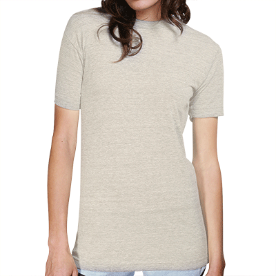 Fraternity & Sorority American Apparel Tri Oatmeal Tri-Blend Crewneck Track T-Shirt