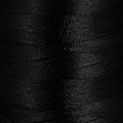 Black embroidery thread