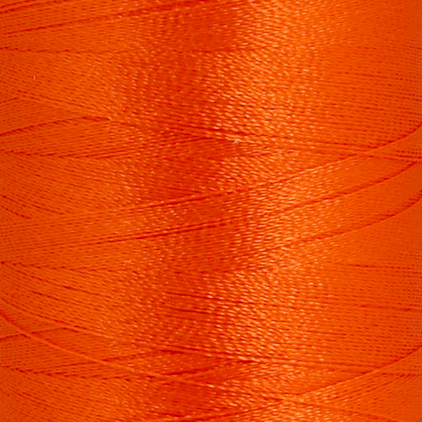 Orange embroidery thread